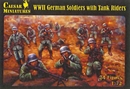 シーザーミニチュア1/72 WW2 独 戦車随伴歩兵                       