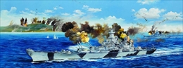 トランペッターモデル1/350 アメリカ海軍戦艦 BB-61 アイオワ             