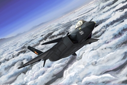 トランペッターモデル1/144 中国空軍 J-20戦闘機 “ブラックリボン”        
