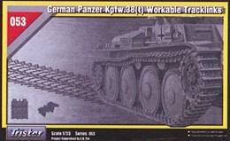 トライスターモデル1/35 Pz.38(t)ファミリー 軽量型キャタピラ            