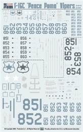 twoBobs デカール72074/32047 ピース ピューマ ヴァイパー F-16C/